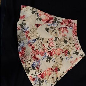 Floral A-Line Skirt